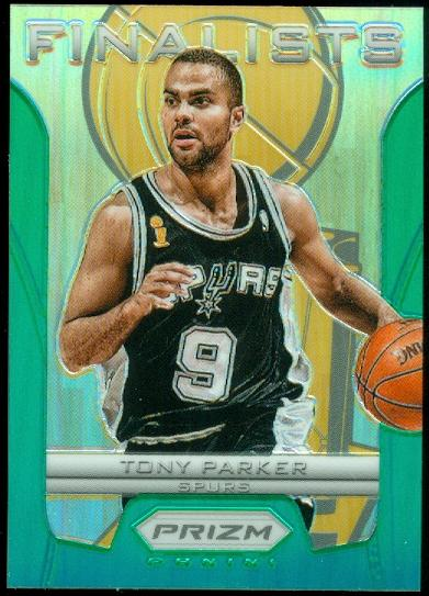 2012-13 Panini Prizm Finalists Prizms Green #23 Tony Parker