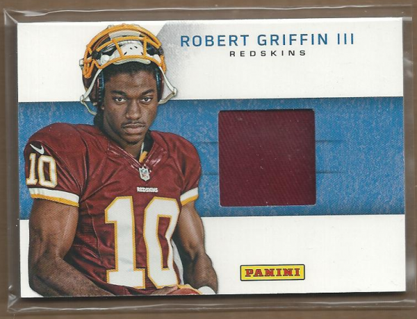 2012 Panini Black Friday Rookie Materials Hats #1 Robert Griffin III SP