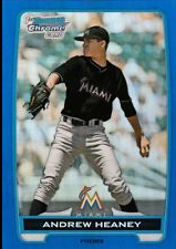 2012 Bowman Chrome Draft Draft Picks Blue Refractors #BDPP12 Andrew Heaney