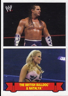 2012 Topps Heritage WWE Family History #6 The British Bulldog/ Natalya