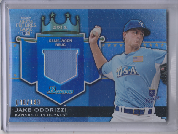 2012 Bowman Draft Future's Game Relics #JO Jake Odorizzi