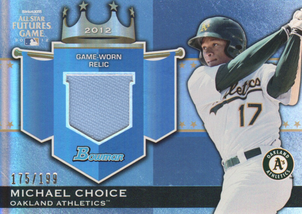 2012 Bowman Draft Future's Game Relics #MC Michael Choice