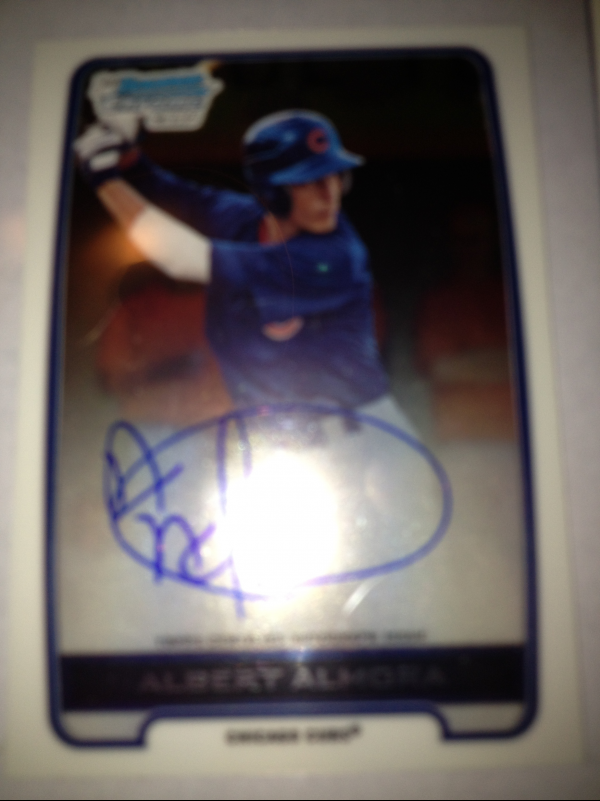 2012 Bowman Chrome Draft Draft Pick Autographs #AA Albert Almora