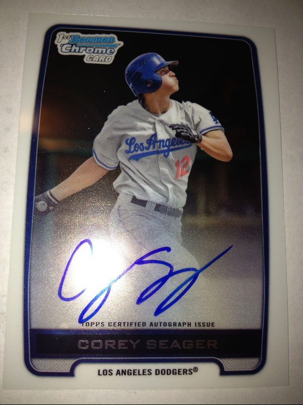 2012 Bowman Chrome Draft Draft Pick Autographs #CS Corey Seager