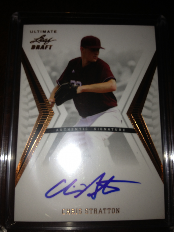 2012 Leaf Ultimate Draft #CS2 Chris Stratton