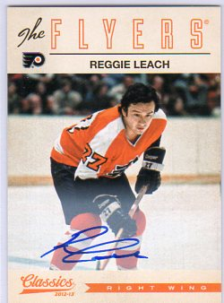 2012-13 Classics Signatures Autographs #16 Reggie Leach