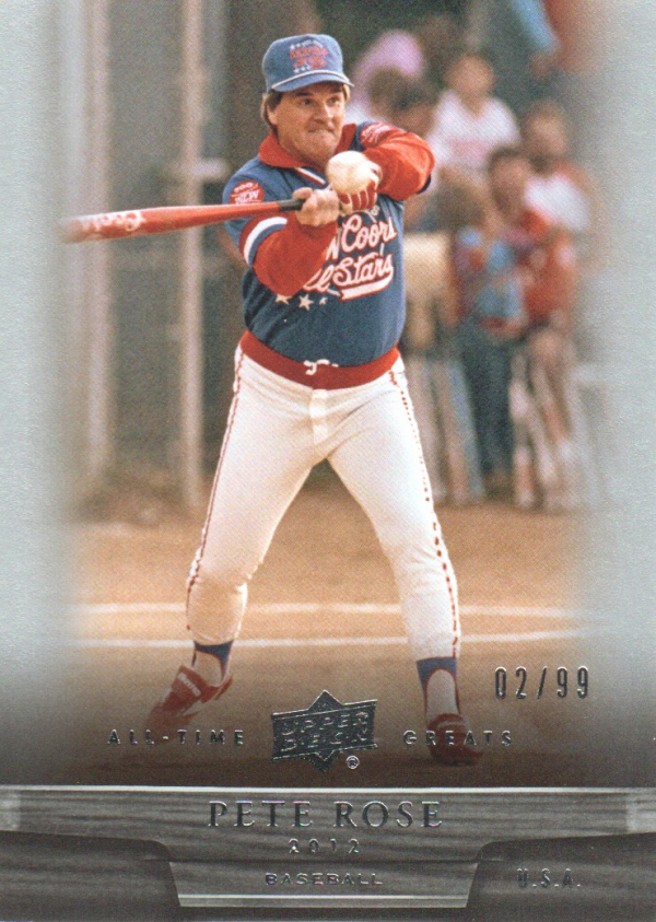 2012 Upper Deck All-Time Greats #85 Pete Rose