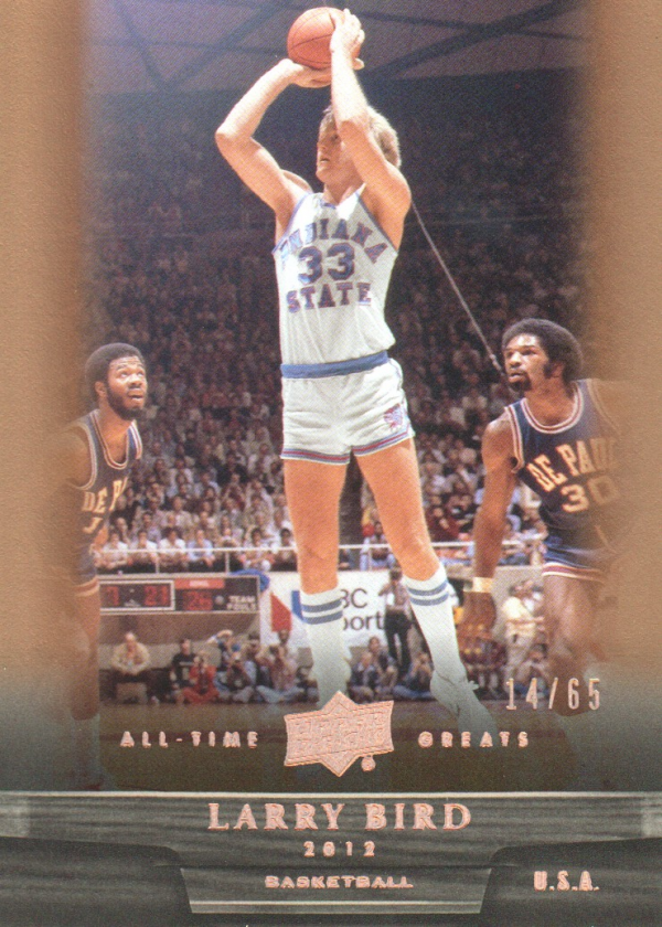 2012 Upper Deck All-Time Greats Bronze #39 Larry Bird