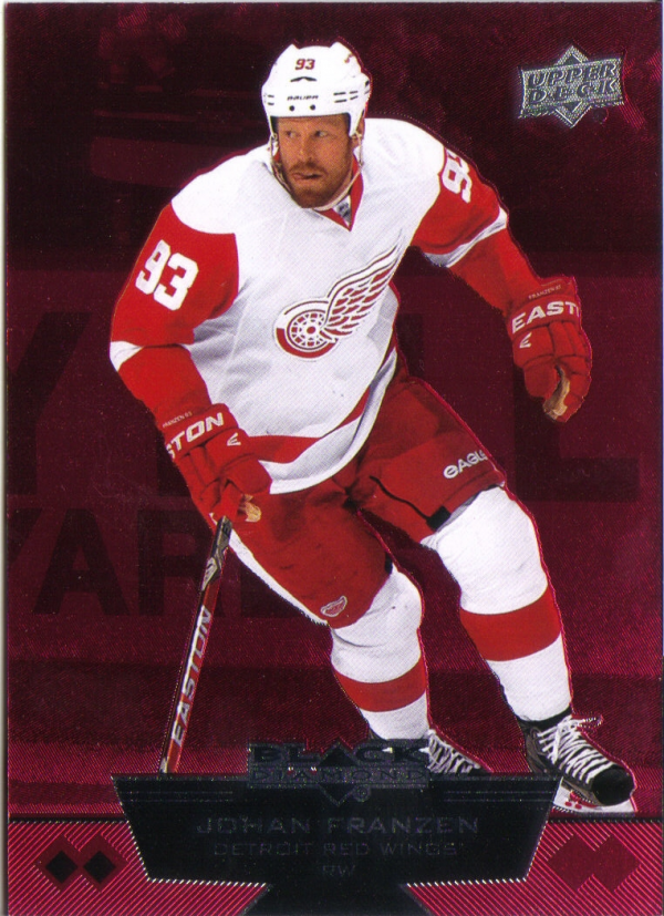 2012-13 Black Diamond Ruby #127 Johan Franzen