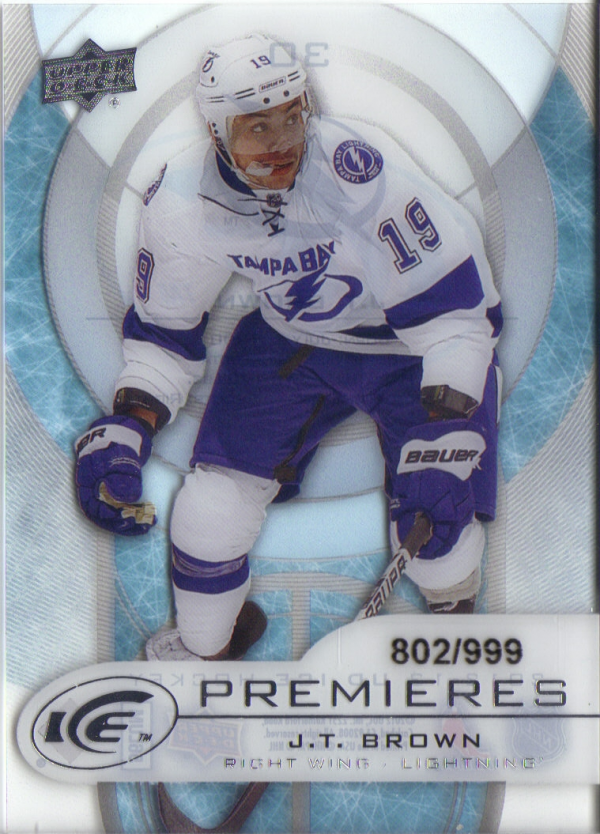 2012-13 Upper Deck Ice #30 J.T. Brown/999 RC