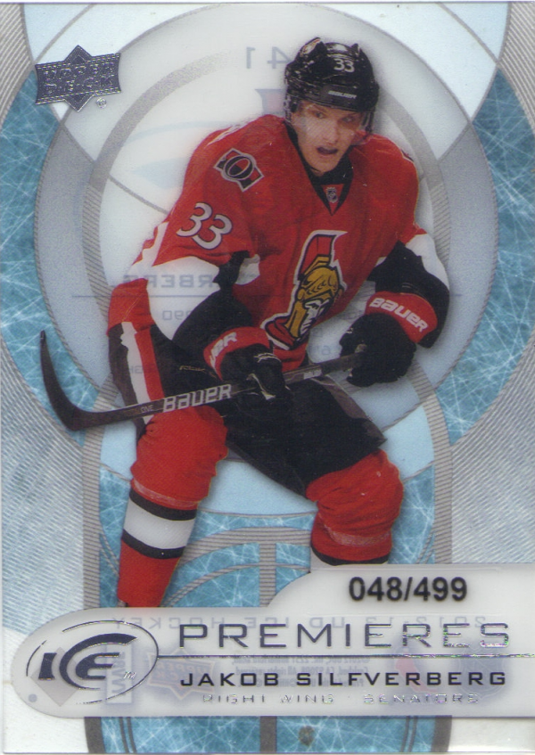 2012-13 Upper Deck Ice #41 Jakob Silfverberg/499 RC