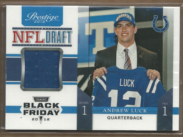 2012 Prestige NFL Draft Materials Black Friday #1 Andrew Luck