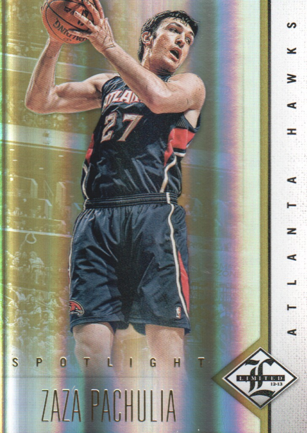 2012-13 Limited Gold Spotlight #55 Zaza Pachulia