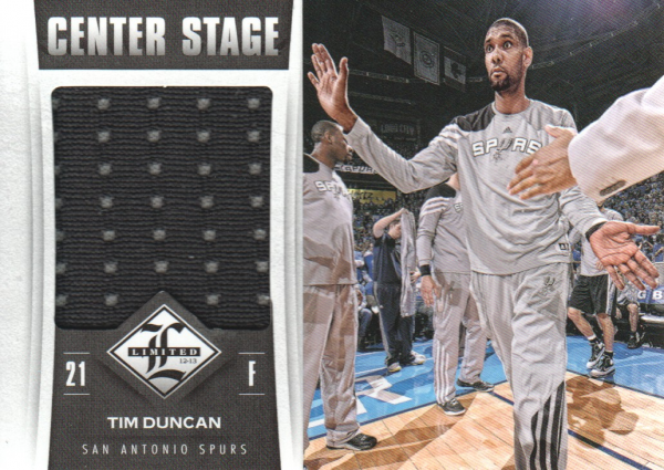 2012-13 Limited Center Stage Materials #3 Tim Duncan/199