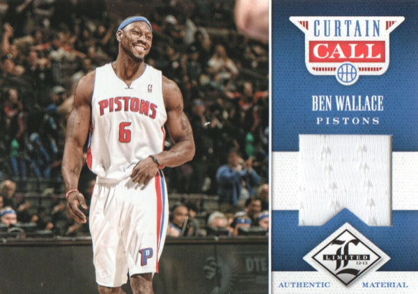 2012-13 Limited Curtain Call Materials #21 Ben Wallace/199