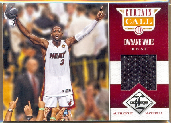 2012-13 Limited Curtain Call Materials #27 Dwyane Wade/199