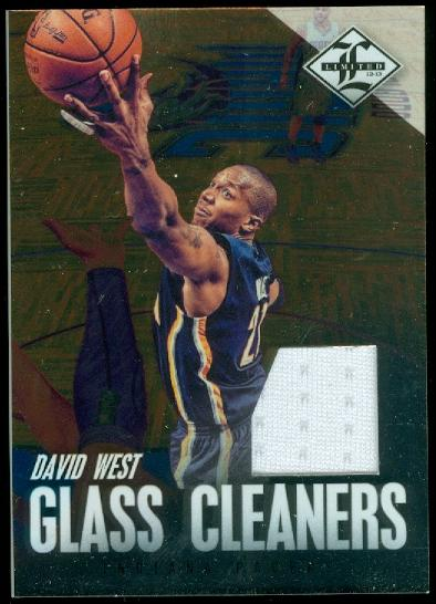 2012-13 Limited Glass Cleaners Materials #25 David West/99