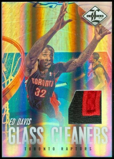 2012-13 Limited Glass Cleaners Materials Prime #16 Ed Davis/10
