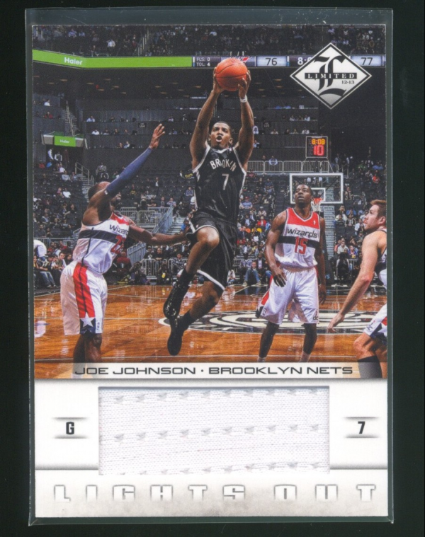 2012-13 Limited Lights Out Materials #12 Joe Johnson/199