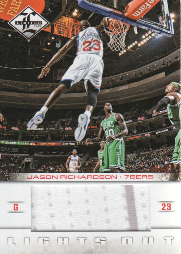 2012-13 Limited Lights Out Materials #16 Jason Richardson/199