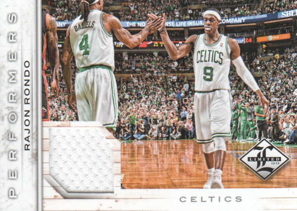 2012-13 Limited Performers Materials #22 Rajon Rondo/199