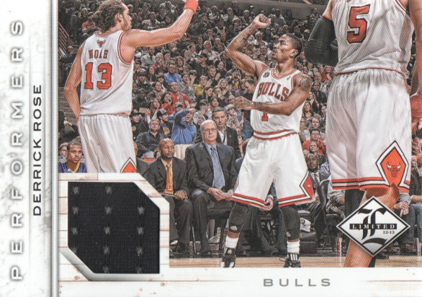 2012-13 Limited Performers Materials #25 Derrick Rose/199