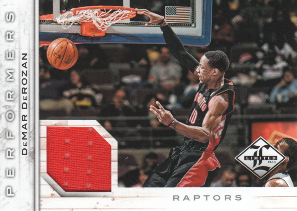2012-13 Limited Performers Materials #30 DeMar DeRozan/199