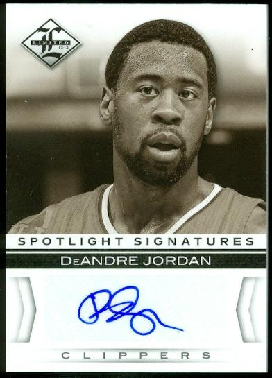2012-13 Limited Spotlight Signatures #22 DeAndre Jordan/99