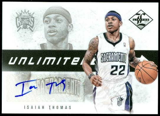 2012-13 Limited Unlimited Potential Signatures #8 Isaiah Thomas/199
