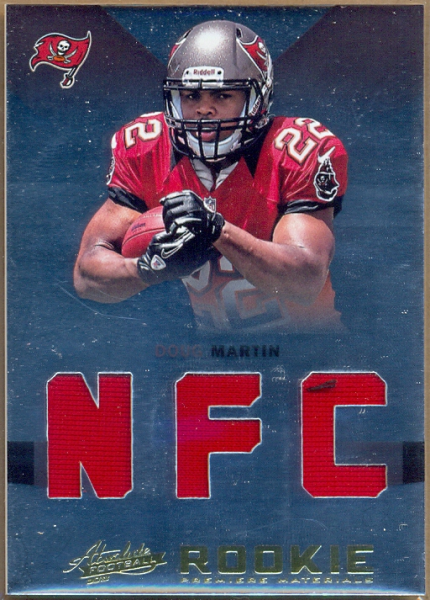 2012 Absolute Rookie Premiere Materials AFC/NFC #212 Doug Martin