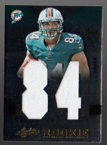 2012 Absolute Rookie Premiere Materials Oversize Jersey Number #221 Michael Egnew/99