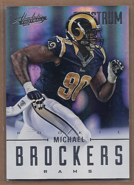 2012 Absolute Spectrum Silver #167 Michael Brockers