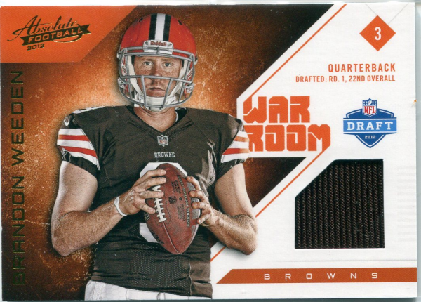 2012 Absolute War Room Materials #6 Brandon Weeden