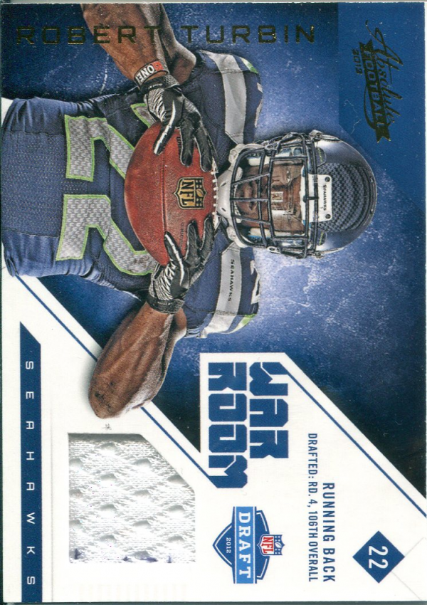 2012 Absolute War Room Materials #27 Robert Turbin
