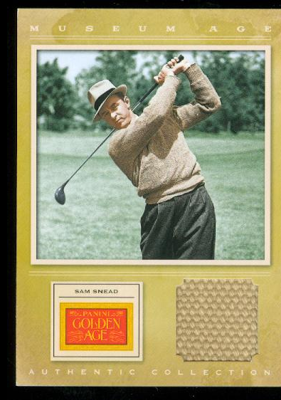 2012 Panini Golden Age Museum Age Memorabilia #12 Sam Snead