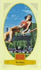 2012 Panini Golden Age Mini Broadleaf Brown Ink #80 Dick Fosbury