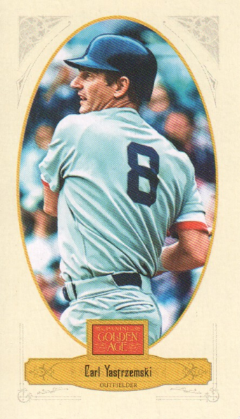 2012 Panini Golden Age Mini Broadleaf Brown Ink #85 Carl Yastrzemski