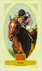 2012 Panini Golden Age Mini Broadleaf Brown Ink #124 Affirmed