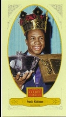 2012 Panini Golden Age Mini Crofts Candy Red Ink #84 Frank Robinson