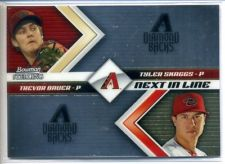 2012 Bowman Sterling Next In Line #NIL1 Tyler Skaggs/Trevor Bauer