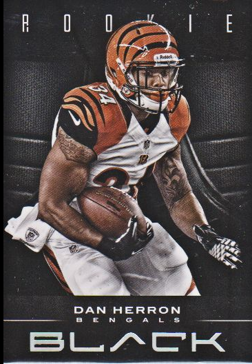 2012 Panini Black #123 Dan Herron RC