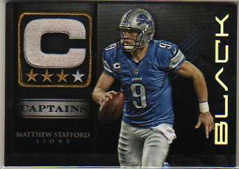 2012 Panini Black Captains #7 Matthew Stafford
