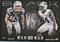 2012 Panini Black Man 2 Man #5 Darrelle Revis/Wes Welker