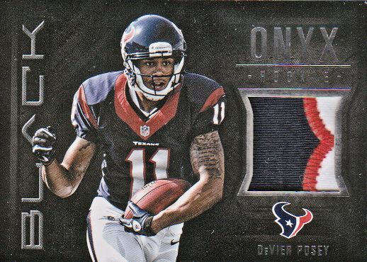 2012 Panini Black Onyx Rookie Materials Prime #33 DeVier Posey