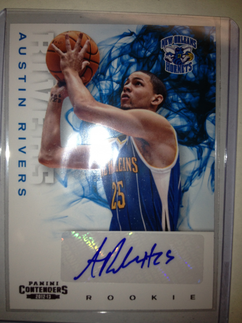 2012-13 Panini Contenders #209 Austin Rivers AU RC