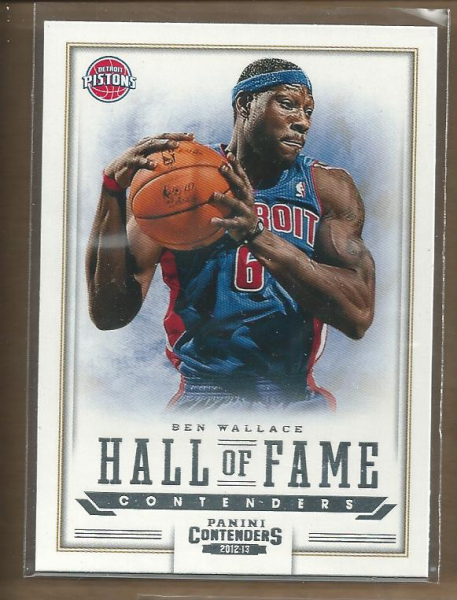 2012-13 Panini Contenders HOF Contenders #4 Ben Wallace
