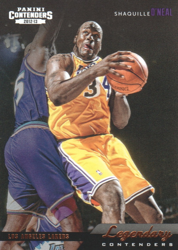 2012-13 Panini Contenders Legendary Contenders #5 Shaquille O'Neal