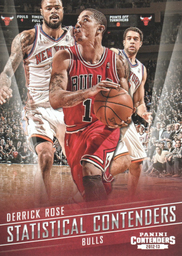 2012-13 Panini Contenders Statistical Contenders #18 Derrick Rose