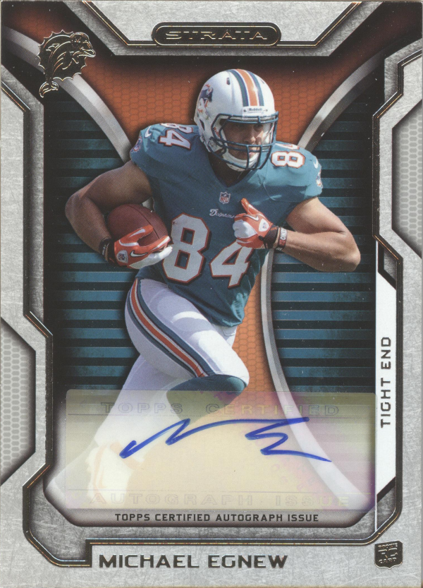 2012 Topps Strata Rookie Autographs #RAME Michael Egnew