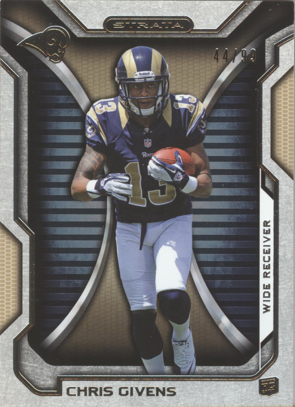2012 Topps Strata Gold #107 Chris Givens
